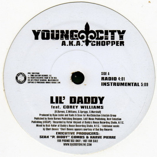 Young City A.K.A. Chopper  - Lil' Daddy (12", Promo)