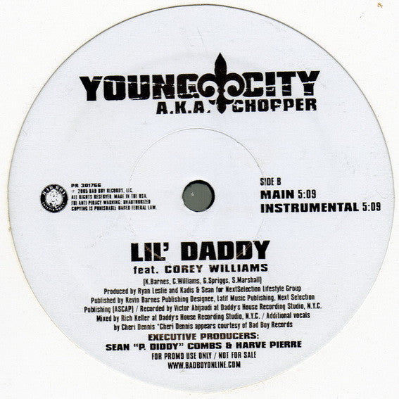 Young City A.K.A. Chopper  - Lil' Daddy (12", Promo)
