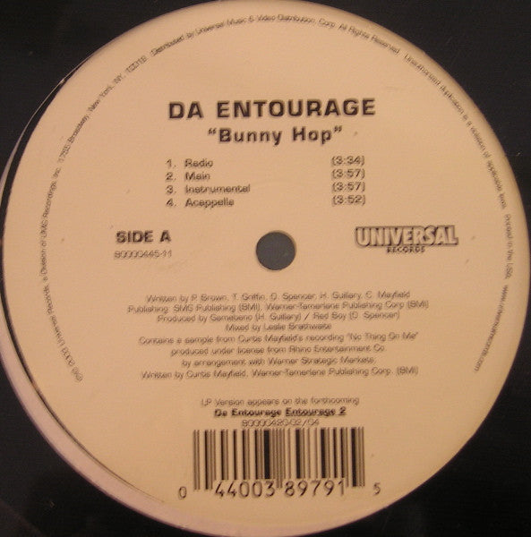 Da Entourage : Bunny Hop (12")