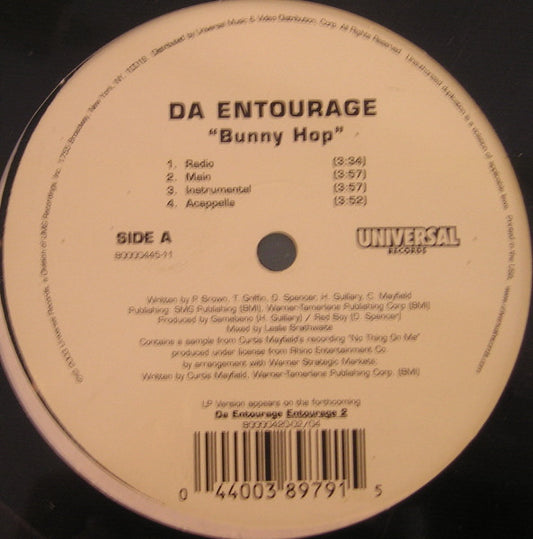 Da Entourage : Bunny Hop (12")