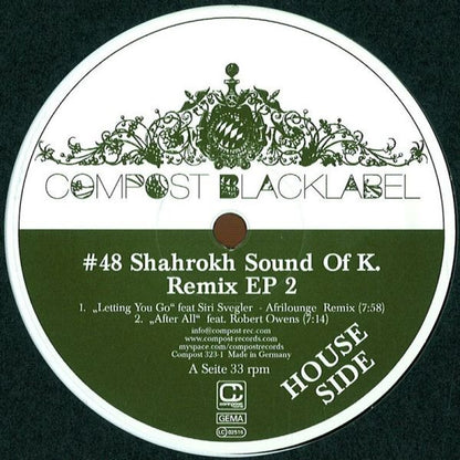 Shahrokh Sound Of K.* - Remix EP 2 (12", EP)
