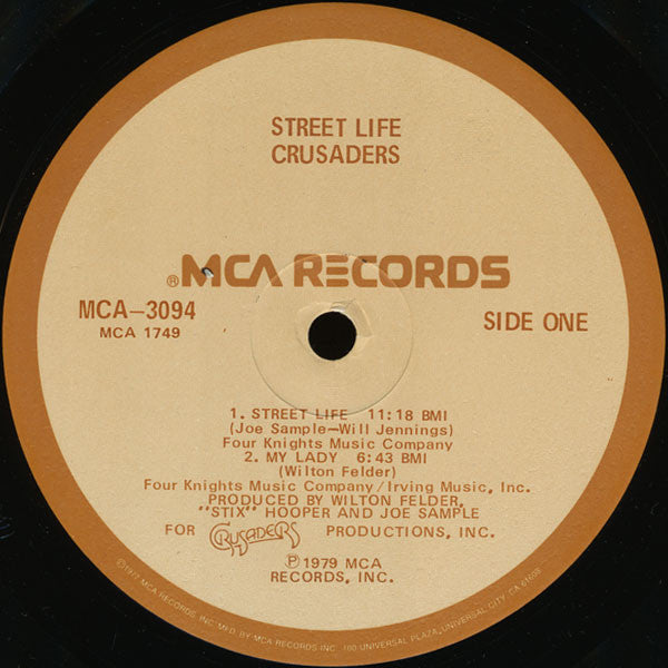 Crusaders* - Street Life (LP, Album, Glo)