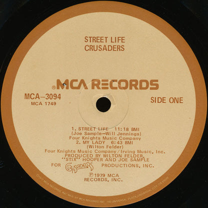 Crusaders* - Street Life (LP, Album, Glo)
