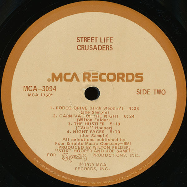 Crusaders* - Street Life (LP, Album, Glo)