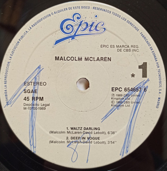 Malcolm McLaren And The Bootzilla Orchestra : Waltz Darling (12", Maxi)