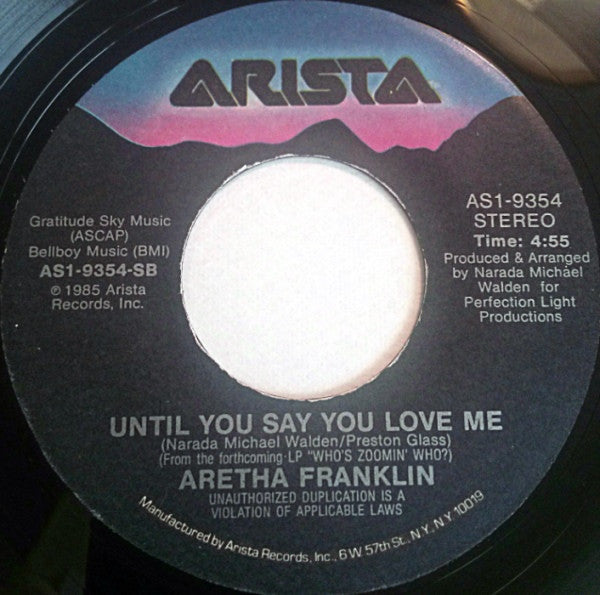 Aretha Franklin : Freeway Of Love (7")