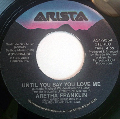 Aretha Franklin : Freeway Of Love (7")