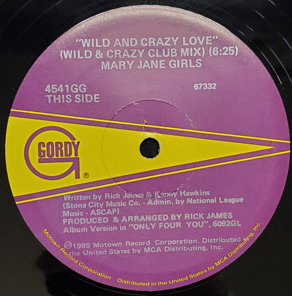 Mary Jane Girls - Wild And Crazy Love (12", Single)