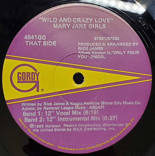 Mary Jane Girls - Wild And Crazy Love (12", Single)