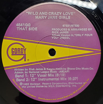 Mary Jane Girls - Wild And Crazy Love (12", Single)