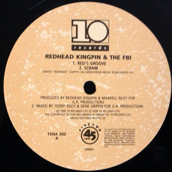 Redhead Kingpin And The FBI : We Rock The Mic Right (12")