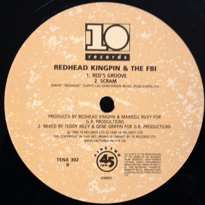 Redhead Kingpin And The FBI : We Rock The Mic Right (12")
