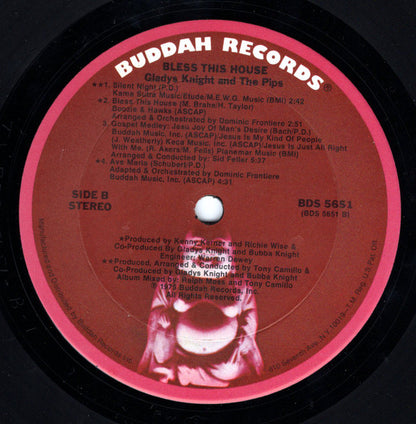 Gladys Knight & The Pips* - Bless This House (LP)
