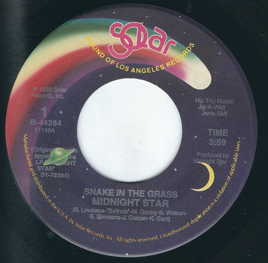 Midnight Star : Snake In The Grass (7", Single)