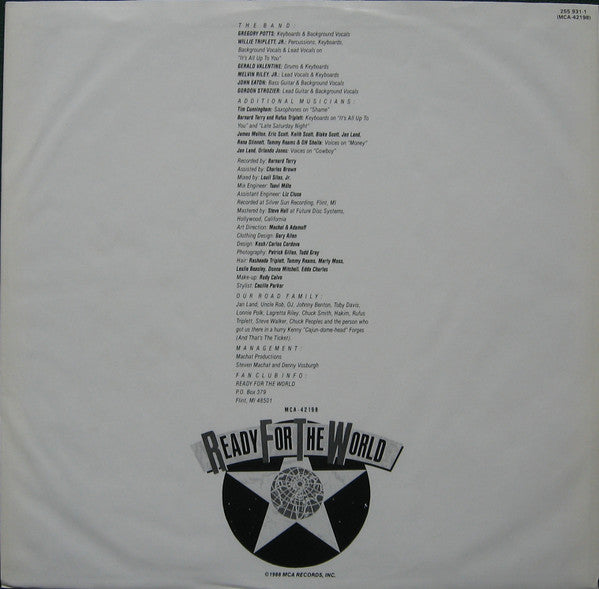 Ready For The World : Ruff 'N' Ready (LP, Album)