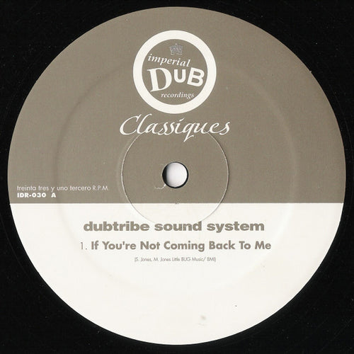 Dubtribe Sound System - Classiques (12")