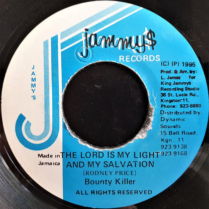 Bounty Killer - The Lord Is My Light And My Salvation (7")