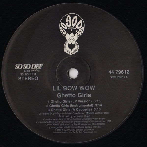 Lil' Bow Wow - Ghetto Girls / Puppy Love (12")