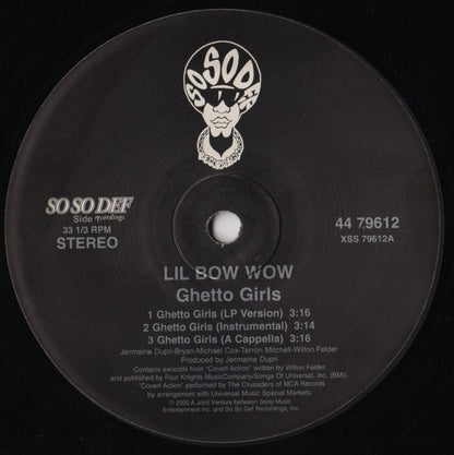 Lil' Bow Wow - Ghetto Girls / Puppy Love (12")