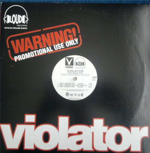 Violator  - Next Generation / Livin The Life (12", Single, Promo)
