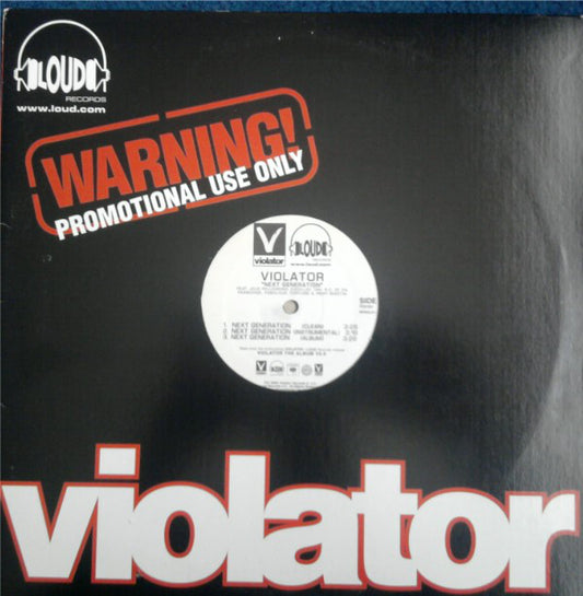 Violator  - Next Generation / Livin The Life (12", Single, Promo)