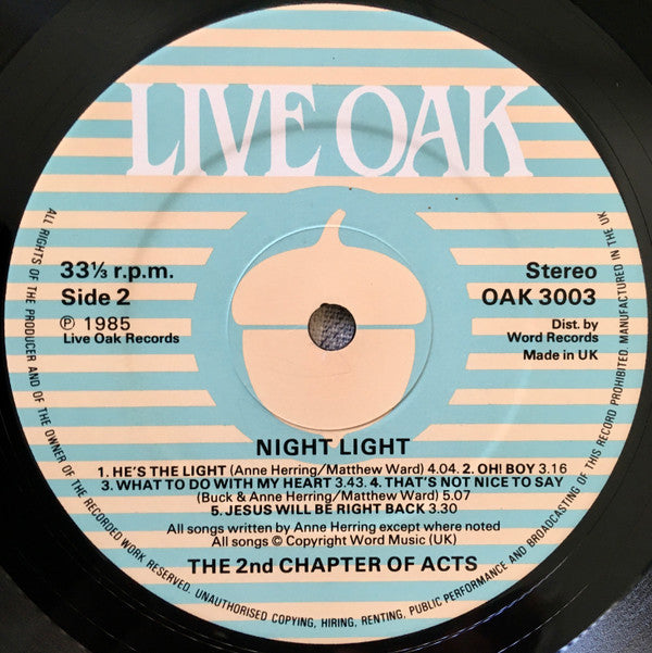 The 2nd Chapter Of Acts* : Night Light (LP, Album)