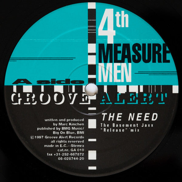 4th Measure Men : The Need / The Keep (12", Single)