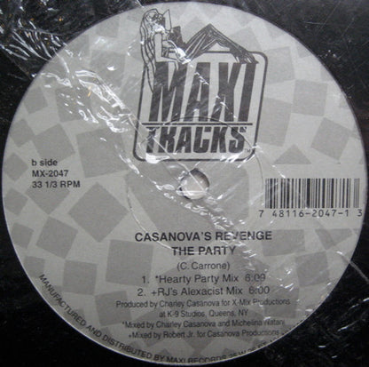 Casanova's Revenge - The Party (12", Single)