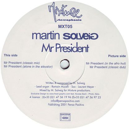 Martin Solveig - Mr President (12")