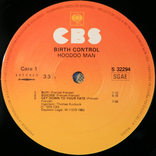 Birth Control - Hoodoo Man (LP, Album, RE)