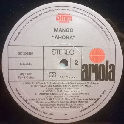 Mango  - Ahora (LP, Album)