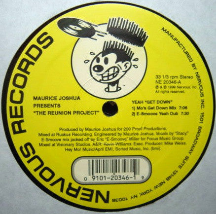 Maurice Joshua Presents The Reunion Project : Yeah Get Down (12")