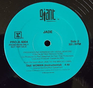 Jade  - One Woman (Vinyl, Promo)