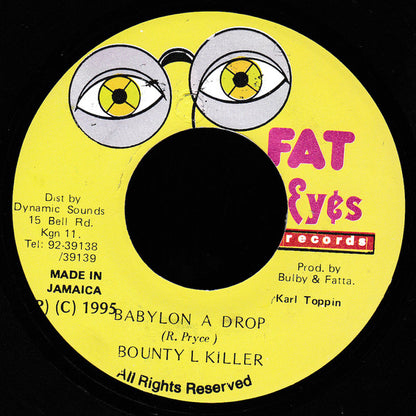 Bounty Killer - Babylon A Drop (7", Single)