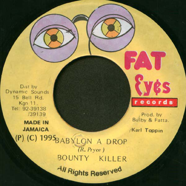 Bounty Killer - Babylon A Drop (7", Single)