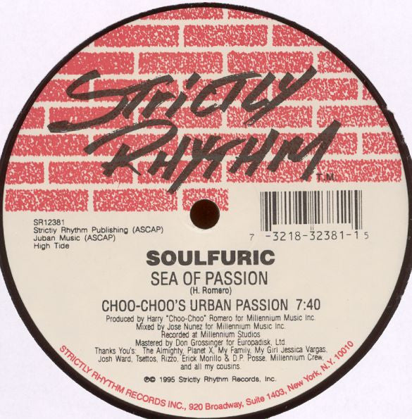 Soulfuric - Sea Of Passion (12")