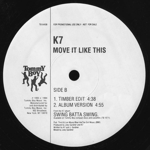 K7 - Move It Like This (12", Promo)