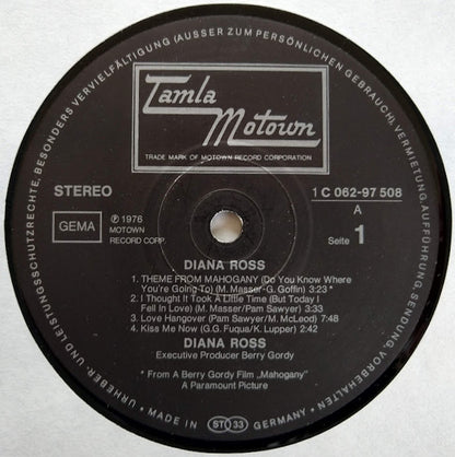 Diana Ross : Diana Ross (LP, Album)