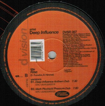 Deep Influence - Rise (12")