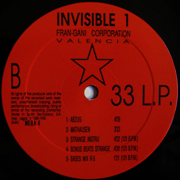 Interfront - Invisible 1 (12", Ltd)