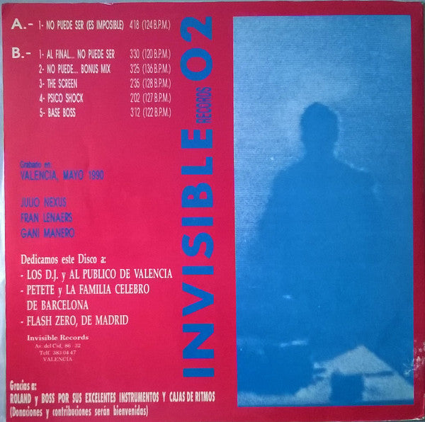 Invisible 2  - Es Imposible, No Puede Ser  (12", MiniAlbum)