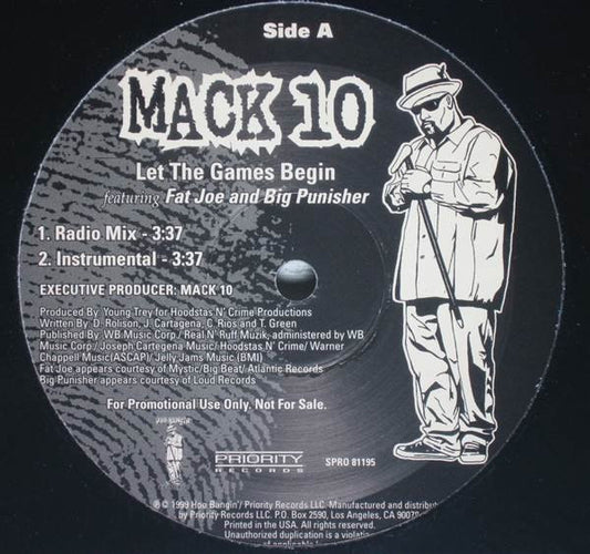 Mack 10 : Let The Games Begin (12", Single, Promo)