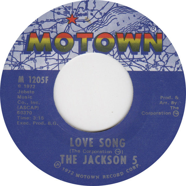 The Jackson 5 : Lookin' Through The Windows / Love Song (7", Single, ARP)
