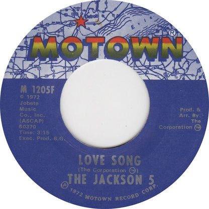The Jackson 5 : Lookin' Through The Windows / Love Song (7", Single, ARP)
