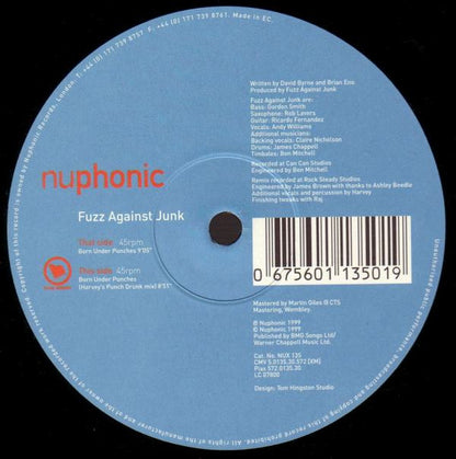 Fuzz Against Junk - Born Under Punches (12")