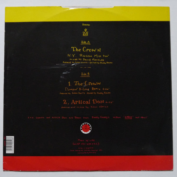 Daddy Freddy : The Crown (12")