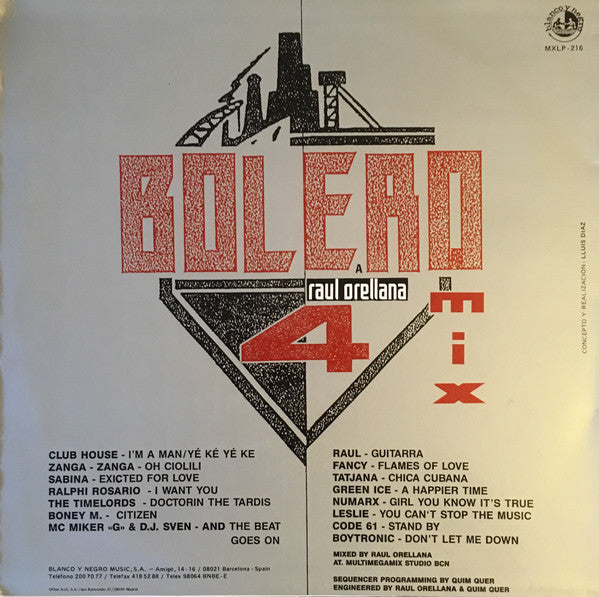 Various - Bolero Mix 4 (LP, Comp, P/Mixed)