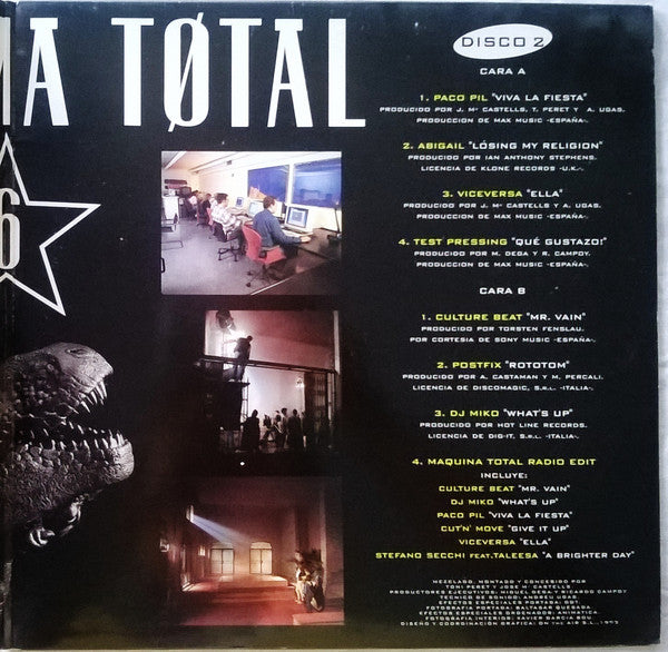 Various : Máquina Total 6 (2xLP, Comp, P/Mixed)