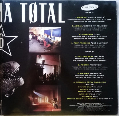 Various : Máquina Total 6 (2xLP, Comp, P/Mixed)