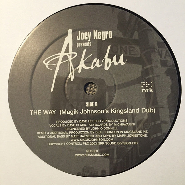 Joey Negro Presents Akabu : The Way (12")